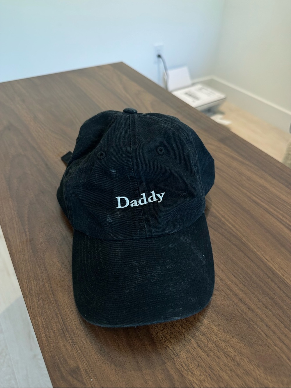 Black "Daddy" Embroidered Baseball Cap